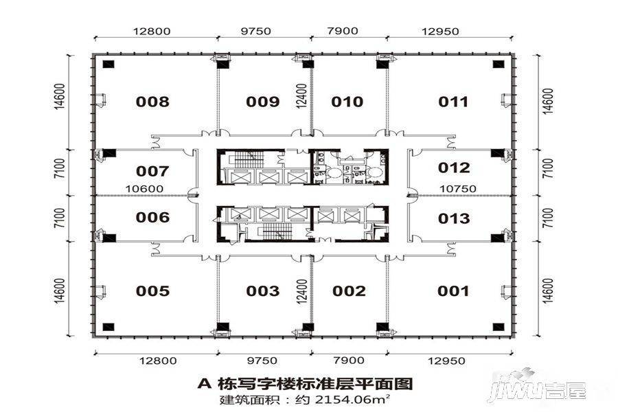 1668第一广场1室0厅0卫2154.1㎡户型图