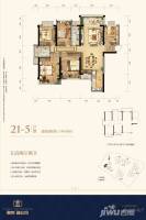 融创融公馆5室2厅2卫144.7㎡户型图