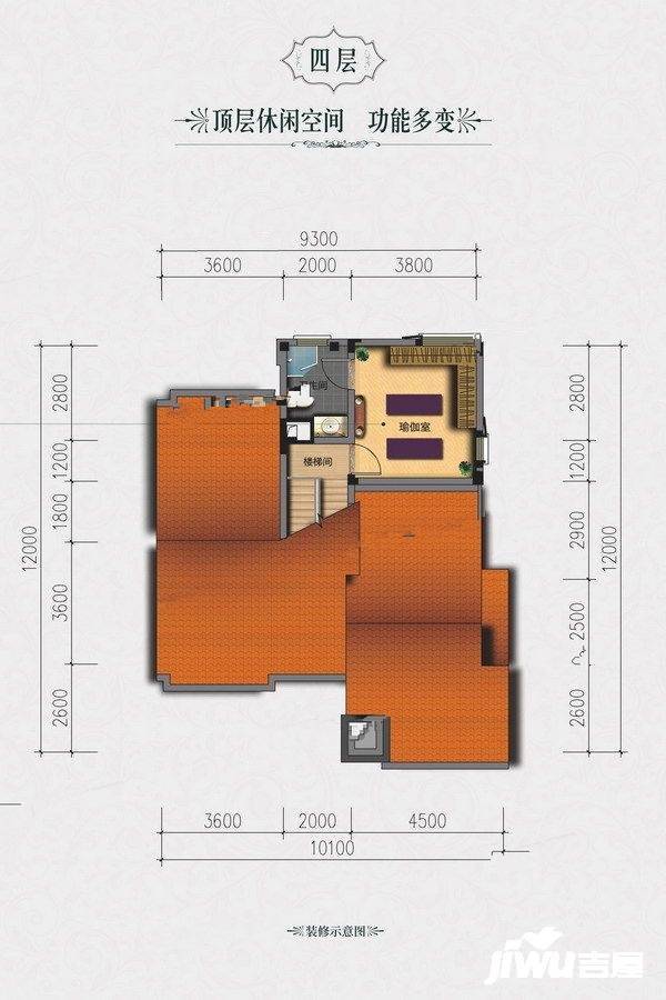 嘉和城别墅别墅-独栋384㎡户型图