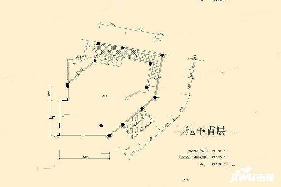 瀚林熙水台2室0厅3卫426.6㎡户型图