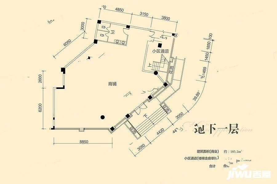 瀚林熙水台2室0厅3卫426.6㎡户型图