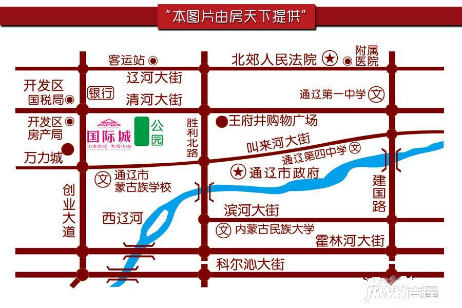 中国铁建·国际城位置交通图2