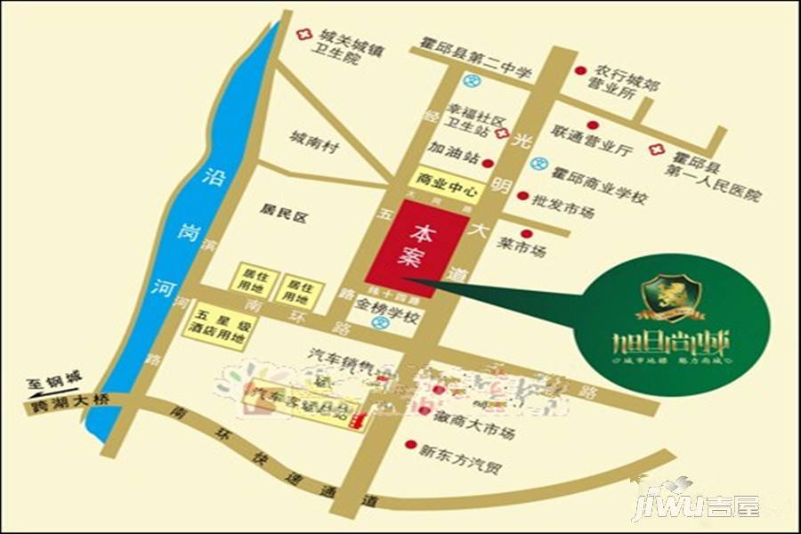 旭日尚城位置交通图