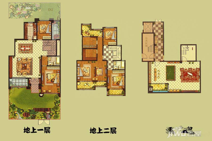 泰富时代广场5室2厅2卫340㎡户型图