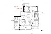 新城泰和之春4室2厅3卫175㎡户型图