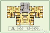 阳光地带3室2厅1卫108.2㎡户型图