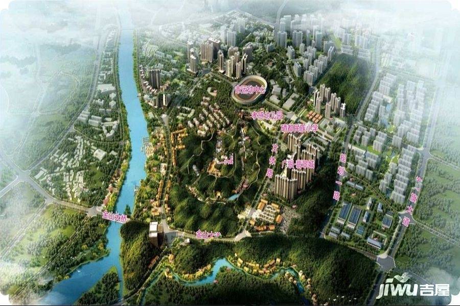 广银翡翠城（二期）位置交通图