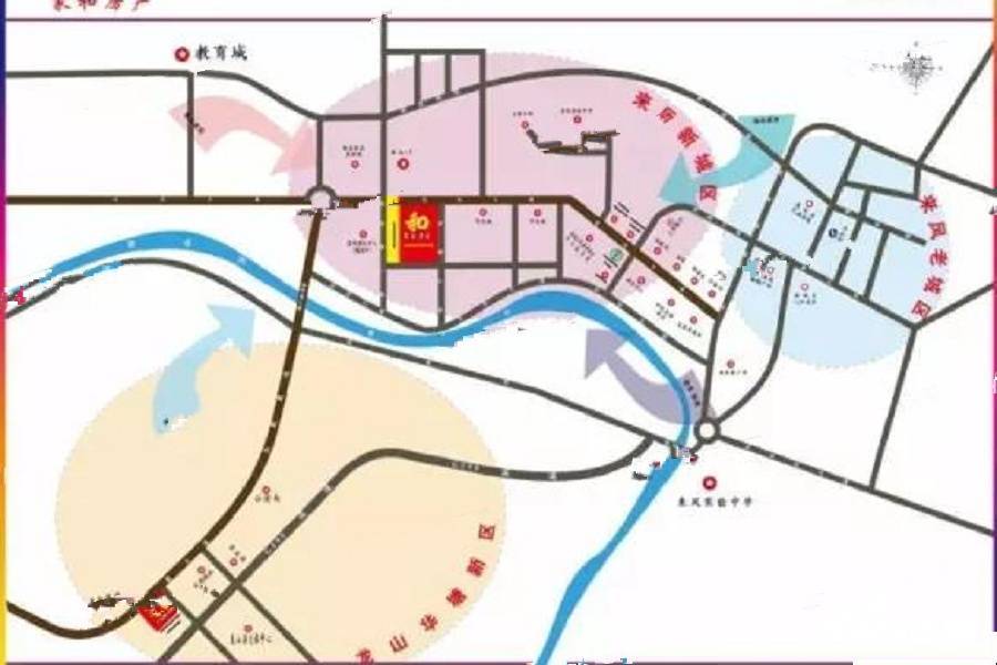 来凤家和荣城位置交通图