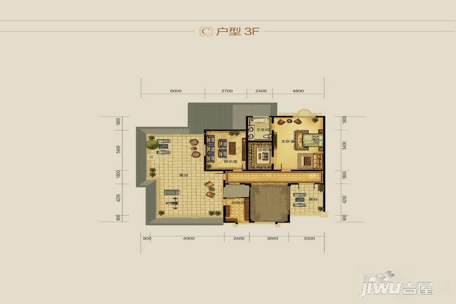 东方名都7室2厅9卫756㎡户型图