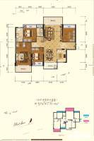 悦融湾4室0厅0卫141㎡户型图