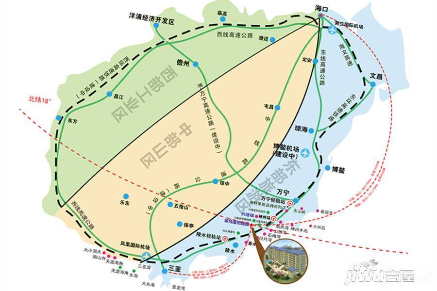 候鸟温泉嘉园位置交通图图片