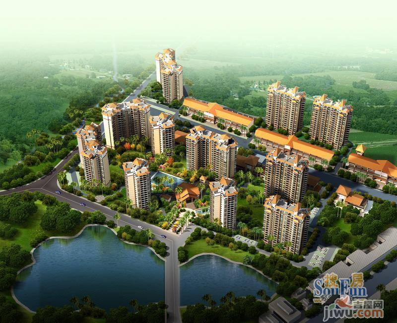 中央绿园实景图图片