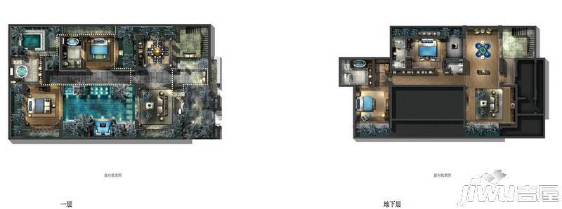 绿城蓝湾小镇普通住宅120㎡户型图