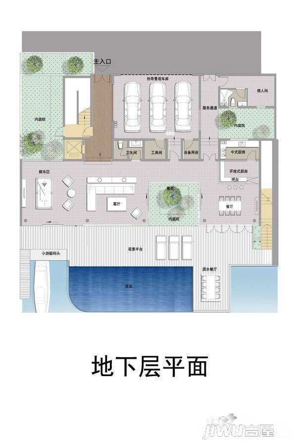 国美海棠湾5室2厅6卫347.4㎡户型图