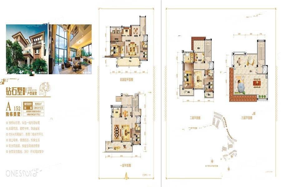 碧桂园齐瓦颂5室3厅5卫265㎡户型图