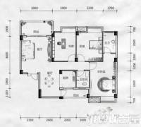 东方上城3室2厅1卫102㎡户型图