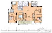 帝景湾4室2厅2卫146.3㎡户型图