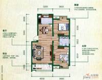 盛世家园2室2厅1卫78.6㎡户型图