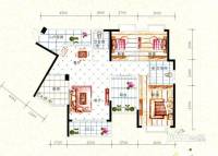荣城·祥和名邸3室2厅2卫127.7㎡户型图