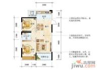 沃德梦想2室2厅1卫75㎡户型图