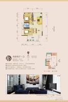 福地华府2室2厅1卫78.4㎡户型图