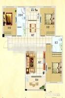北国明珠3室2厅2卫140㎡户型图