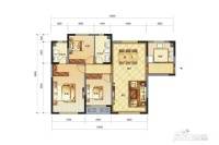 中海城3室2厅2卫115㎡户型图