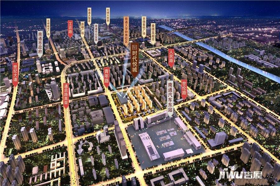 时代悦城位置交通图图片