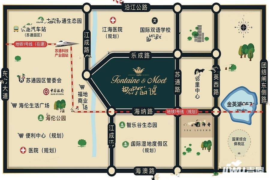 枫丹酩悦位置交通图7