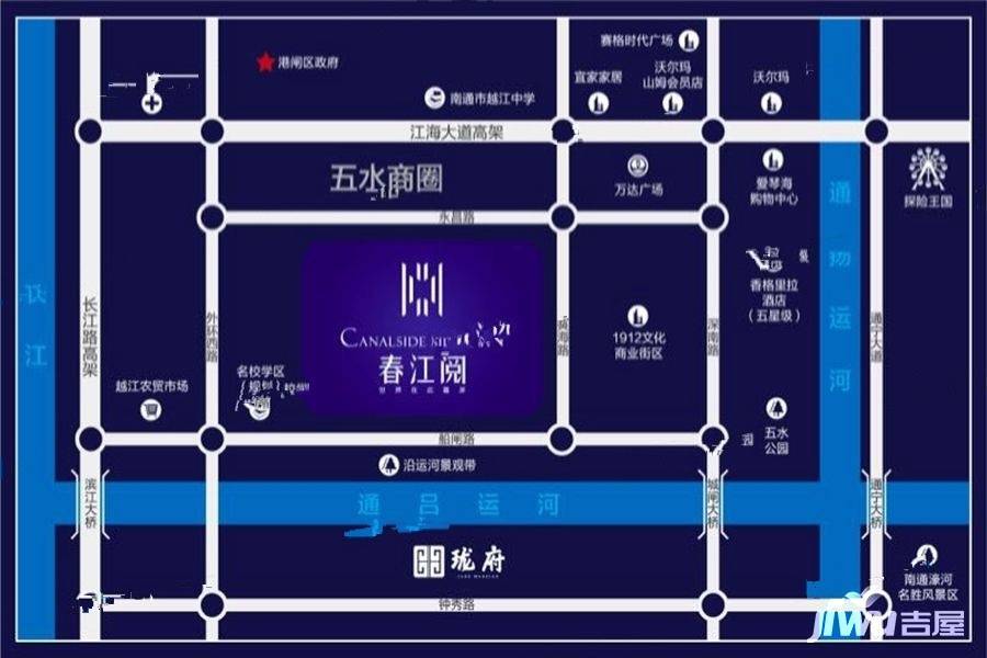 春江阅位置交通图图片