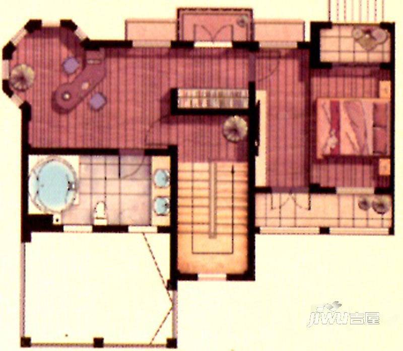 恒大海上威尼斯4室3厅3卫386.6㎡户型图