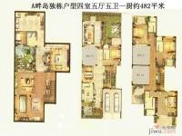 中邦上海城4室5厅5卫482㎡户型图