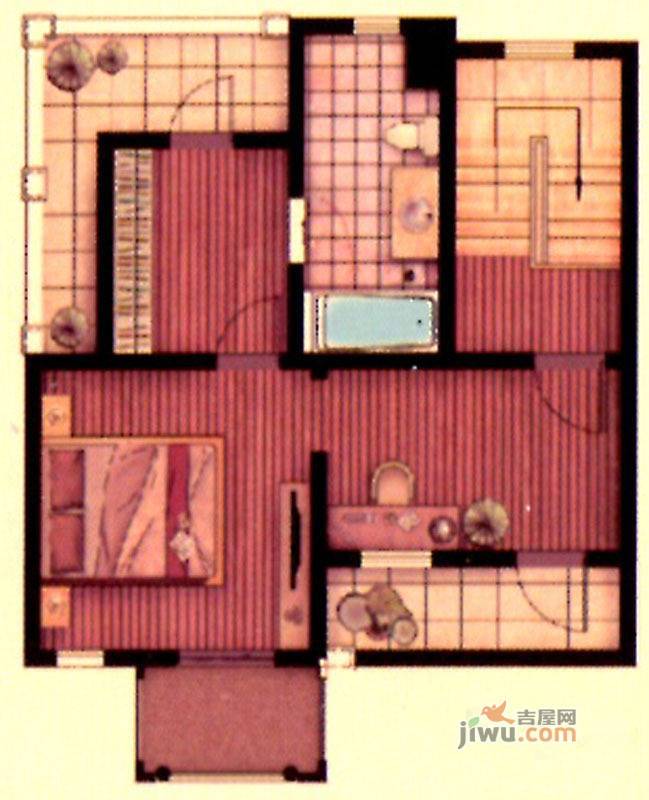 恒大海上威尼斯3室3厅3卫225.4㎡户型图