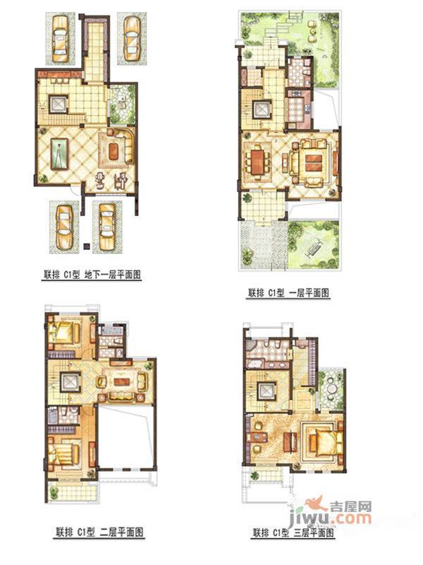 御景华庭5室5厅4卫户型图