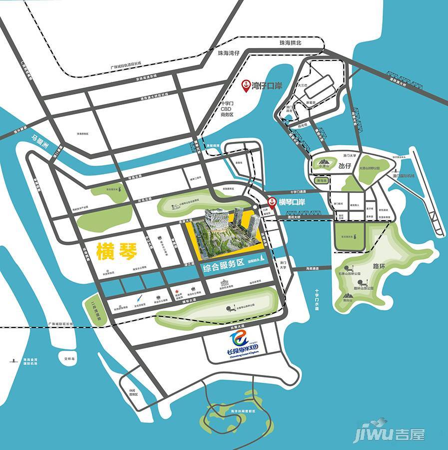 保利国际广场位置交通图