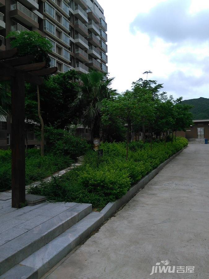 珠海港城花园实景图图片