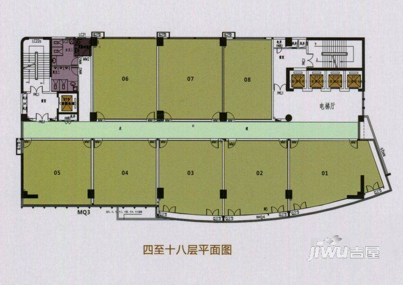 泉福商业大厦8室0厅0卫879㎡户型图