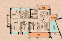 优越香格里4室2厅2卫144㎡户型图