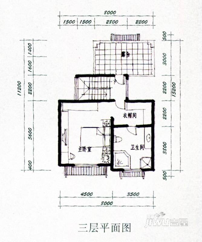 泮庐4室2厅5卫210㎡户型图