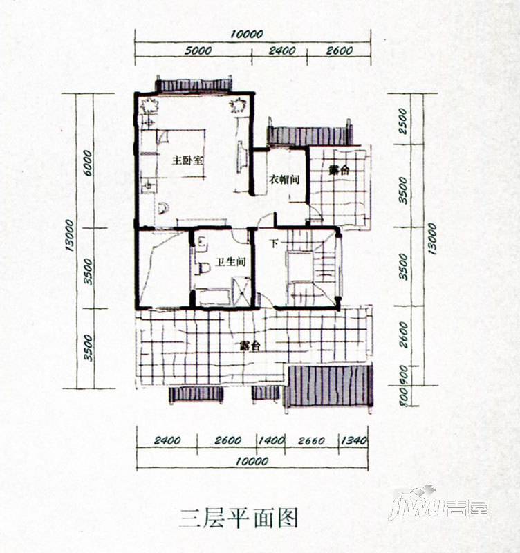 泮庐6室3厅5卫310㎡户型图