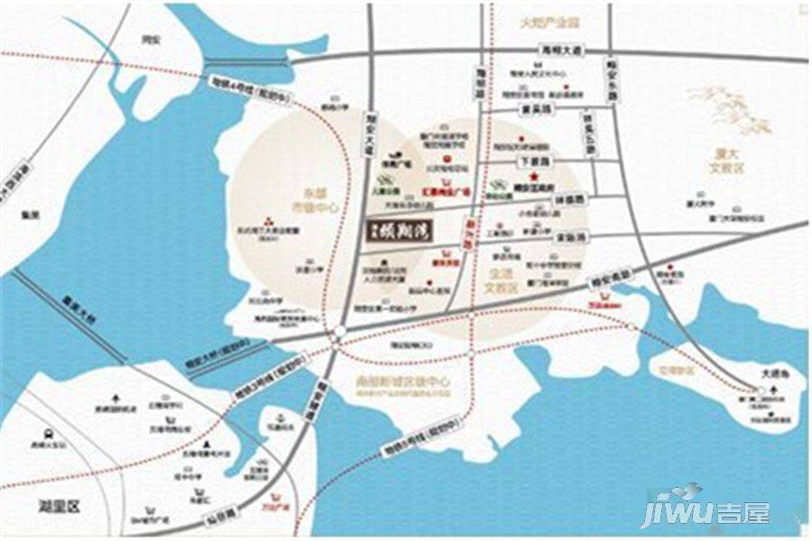 海晟颐翔湾位置交通图