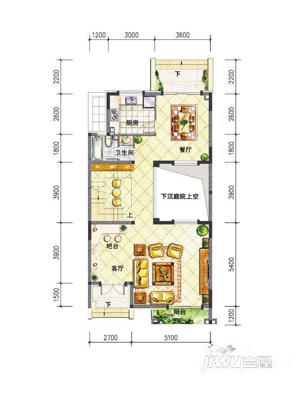 特房御溪墅8室2厅4卫230㎡户型图