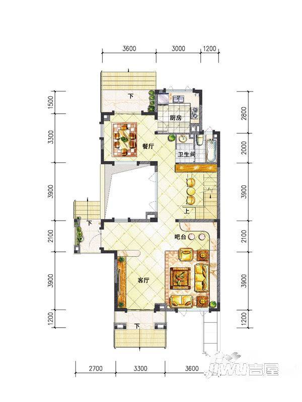 特房御溪墅6室2厅4卫249㎡户型图