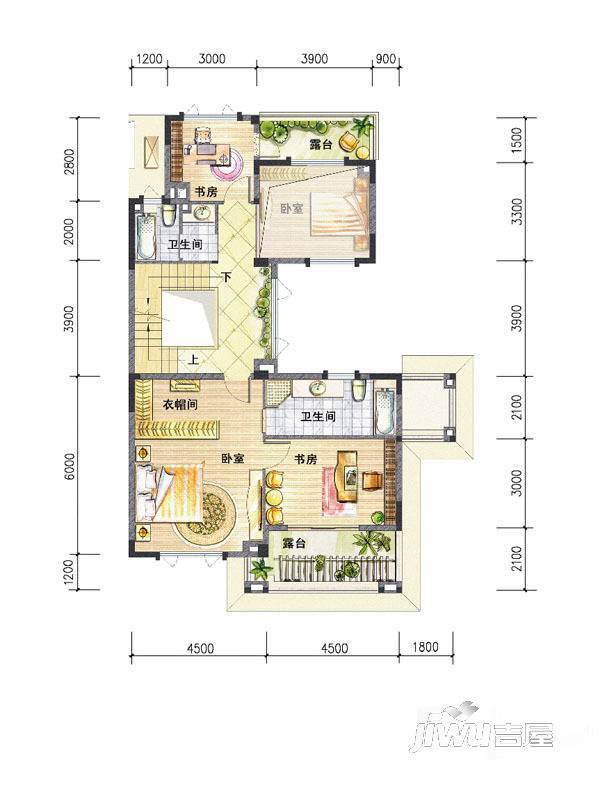 特房御溪墅8室2厅4卫276㎡户型图