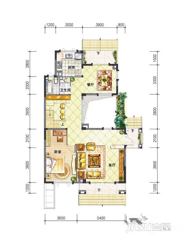 特房御溪墅8室2厅4卫276㎡户型图