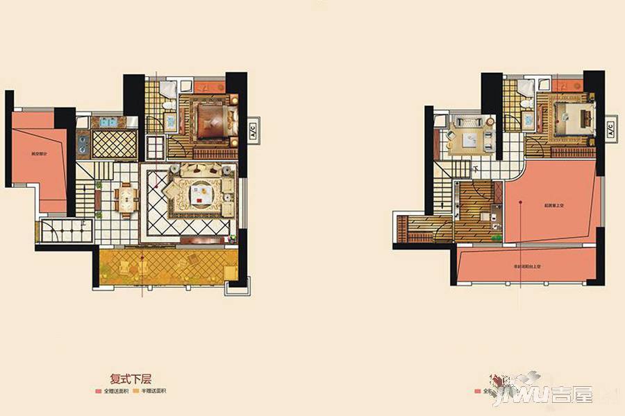 泰禾首玺5室2厅2卫142㎡户型图