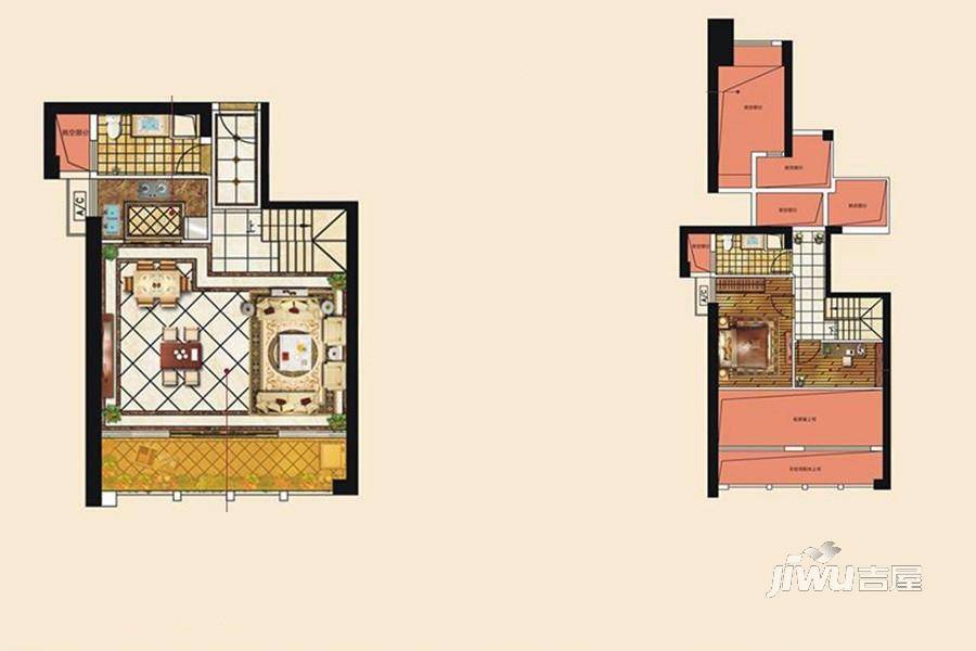 泰禾首玺3室2厅2卫116㎡户型图