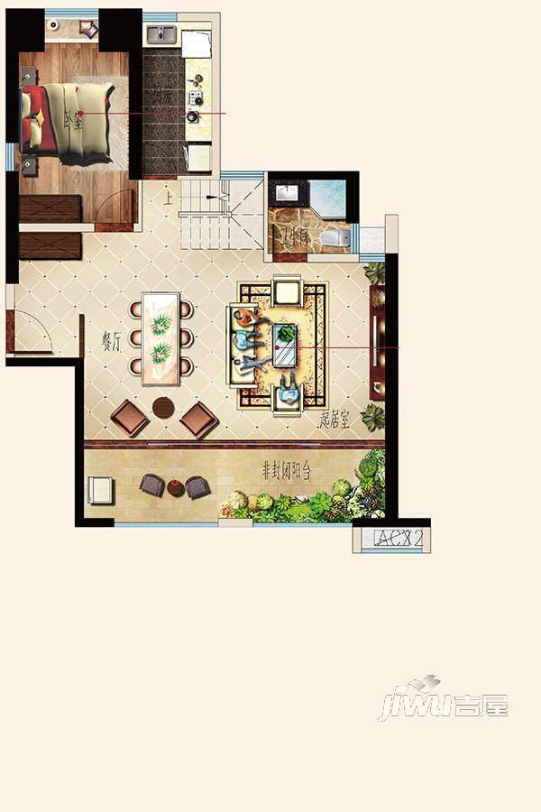 泰禾首玺4室3厅3卫141㎡户型图