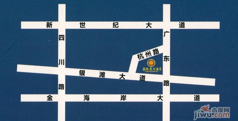 嘉福·夏日海湾位置交通图图片
