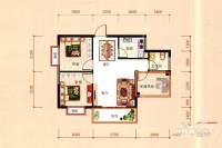 万豪名苑2室2厅1卫68.3㎡户型图